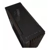 ASUS ProArt PA602 Wood Edition Modern Black - Midi bokštas su grūdinto stiklo šonine sienele, juodas, medinis