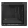 ASUS ProArt PA602 Wood Edition Modern Black - Midi bokštas su grūdinto stiklo šonine sienele, juodas, medinis