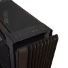ASUS ProArt PA602 Wood Edition Modern Black - Midi bokštas su grūdinto stiklo šonine sienele, juodas, medinis