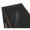 ASUS ProArt PA602 Wood Edition Modern Black - Midi bokštas su grūdinto stiklo šonine sienele, juodas, medinis