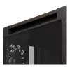 ASUS ProArt PA602 Wood Edition Modern Black - Midi bokštas su grūdinto stiklo šonine sienele, juodas, medinis