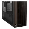 ASUS ProArt PA602 Wood Edition Modern Black - Midi bokštas su grūdinto stiklo šonine sienele, juodas, medinis