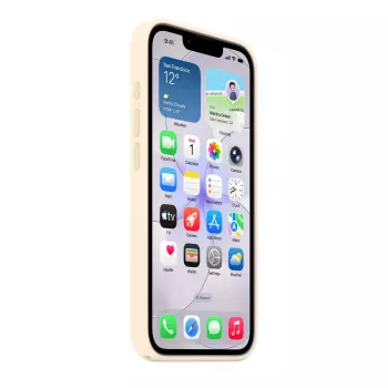 Silicone Dėklas su MagSafe, skirtas Apple iPhone 17e — Vanilla, 6,1 colio (15,5 cm) ekranui