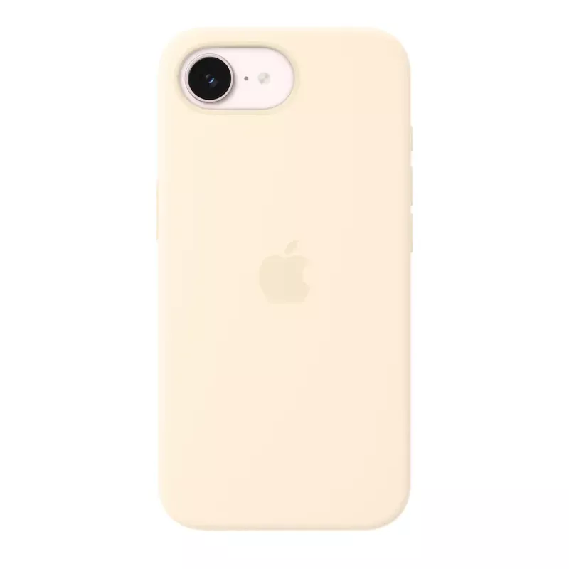Silicone Dėklas su MagSafe, skirtas Apple iPhone 17e — Vanilla, 6,1 colio (15,5 cm) ekranui