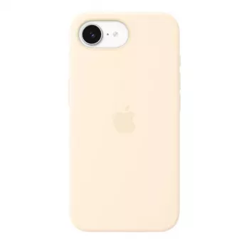 Silicone Dėklas su MagSafe, skirtas Apple iPhone 17e — Vanilla, 6,1 colio (15,5 cm) ekranui