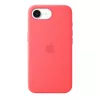 Silicone Dėklas su MagSafe Apple iPhone 17e — Ryški Gvajava, tinka 6,1 colio (15,5 cm) ekranui