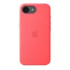 Silicone Dėklas su MagSafe Apple iPhone 17e — Ryški Gvajava, tinka 6,1 colio (15,5 cm) ekranui