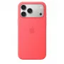 Apsauginis silikoninis dėklas su MagSafe, skirtas Apple iPhone 17 Pro Max – Bright Guava (raudona), tinka 6,9 colio