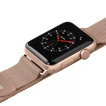 Strap LAUT Steel Loop išmaniojo laikrodžio apyrankė, nerūdijantis plienas, auksinė