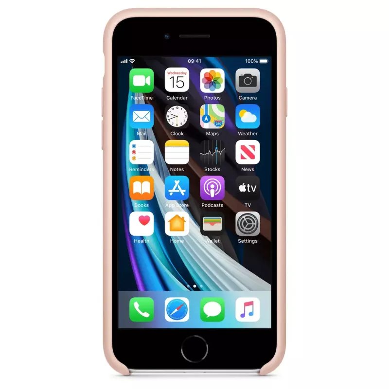 Apple iPhone SE Silikoninis Dėklas - Pink Sand