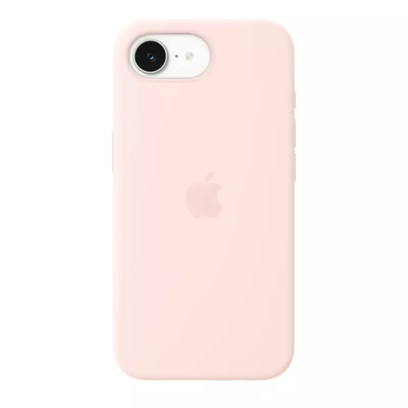 Silicone dėklas su MagSafe, skirtas iPhone 17e, Apple – švelniai rožinis, 6,1 colio (15,5 cm) ekranui
