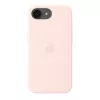 Silicone dėklas su MagSafe, skirtas iPhone 17e, Apple – švelniai rožinis, 6,1 colio (15,5 cm) ekranui