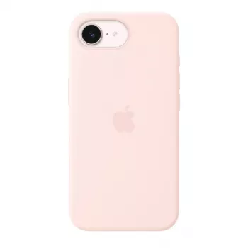 Silicone dėklas su MagSafe, skirtas iPhone 17e, Apple – švelniai rožinis, 6,1 colio (15,5 cm) ekranui