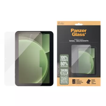 PanzerGlass apsauginis stiklas Samsung Galaxy Tab Active5 Pro — Ultra-Wide Fit, grūdintas stiklas/PET, permatomas