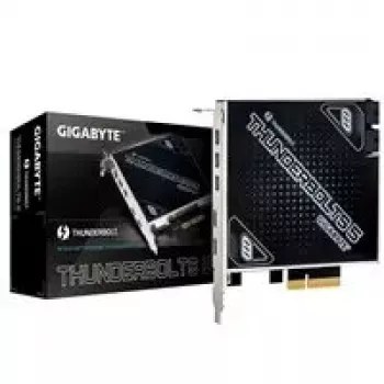 GIGABYTE Thunderbolt 5 PCIe 4.0 x4 plėtotės kortelė su 3× Mini-DisplayPort įėjimais