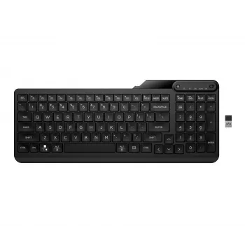 Belaidė pilno dydžio klaviatūra HP 475 – dviejų režimų RF Wireless + Bluetooth, membraninė, juoda