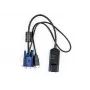 Vertiv Avocent MPUIQ-VMCHS kabelio sąsajos adapteris VGA (D-Sub) USB 2.0 Juoda, Mėlyna