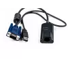 Vertiv Avocent MPUIQ-VMCHS kabelio sąsajos adapteris VGA (D-Sub) USB 2.0 Juoda, Mėlyna