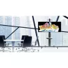 Techly ICA-TR46 daugialypės terpės stovas/vežimėlis juodas plokščiaekraniams