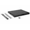 Stumdoma lentyna Equip 19 inch, 1U, 600 mm, juoda