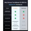 TerraMaster D1 SSD Pro išorinis SSD korpusas Aliuminis M.2