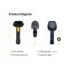 Equip Wireless 1D lazerinis brūkšninių kodų skaitytuvas su stovu