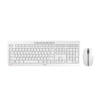 CHERRY Stream Desktop belaidė klaviatūra ir pelė, QWERTY, pilka