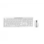 CHERRY Stream Desktop belaidė klaviatūra ir pelė, QWERTY, pilka