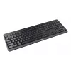 Klaviatūra Cherry Stream Ultimate — Pilno dydžio, USB, RF belaidis ir Bluetooth, QWERTY anglų, LED foninis apšvietimas, juoda
