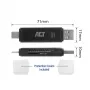 Kortelių skaitytuvas ACT AC6375 USB-C/USB-A 3.0 juodas