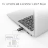 USB-A (vyriškas) į USB-C (moteriškas) adapteris ACT AC7376 juodas