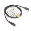 ACT USB 3.0 10Gbps 60W USB Type-C (tiesus) į USB Type-C (kairė/dešinė lenktas) laidas, 0,5 m