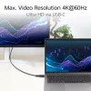 ACT USB 3.0 10Gbps 60W USB Type-C (tiesus) į USB Type-C (kampuotas aukštyn/žemyn) laidas, 2 m