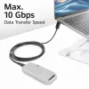 ACT USB 3.0 10Gbps 60W USB Type-C (tiesus) į USB Type-C (kampuotas aukštyn/žemyn) laidas, 2 m