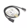 ACT USB 3.0 10Gbps 60W USB Type-C (kampinis aukštyn/žemyn) į USB Type-C (kampinis aukštyn/žemyn) laidas, 0,5 m
