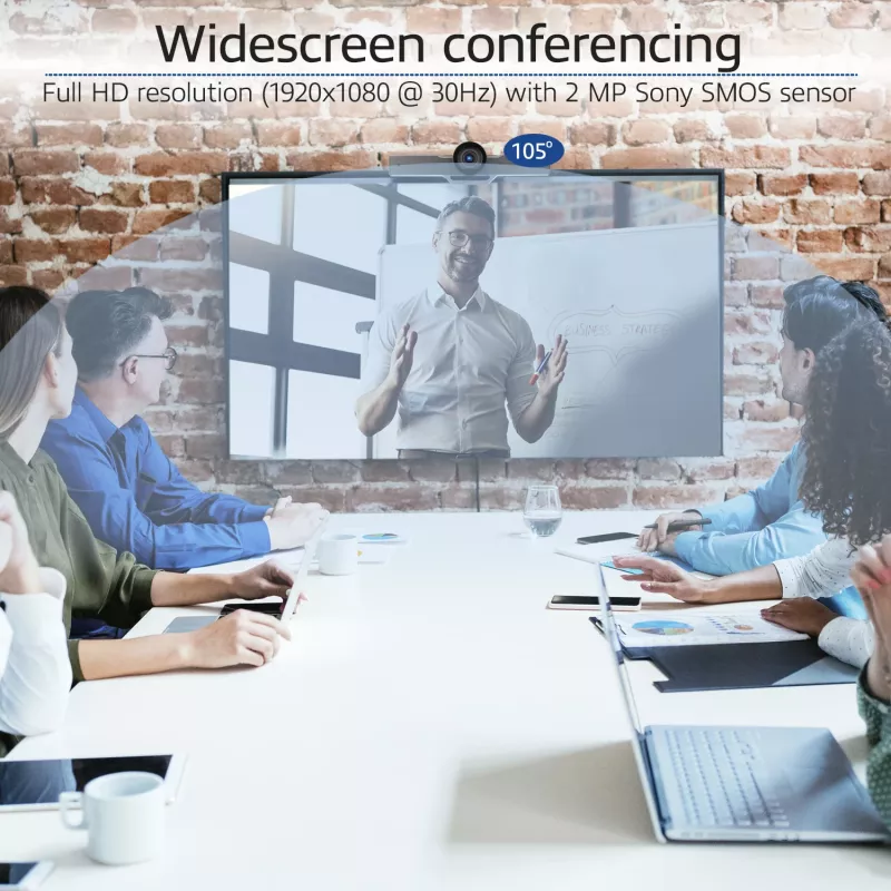 ACT AC7990 Full HD konferencinė kamera su mikrofonu, PTZ