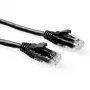 ACT Black 3 m CAT6 U/UTP pataisos laidas su RJ45 jungtimis, be užkablių