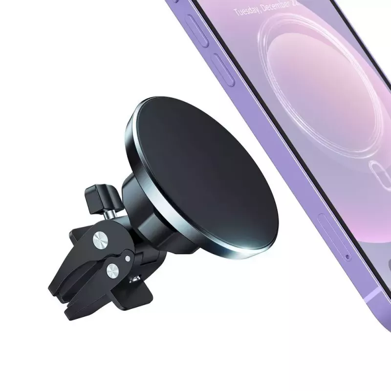 Magnetinis telefono laikiklis automobiliui CHOETECH, skirtas iPhone 12, tvirtinamas prie ventiliacijos grotelių, kompaktiškas