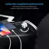Maitinimo įkroviklis CHOETECH C0051 dvigubas USB-A 36W QC3.0, juodas