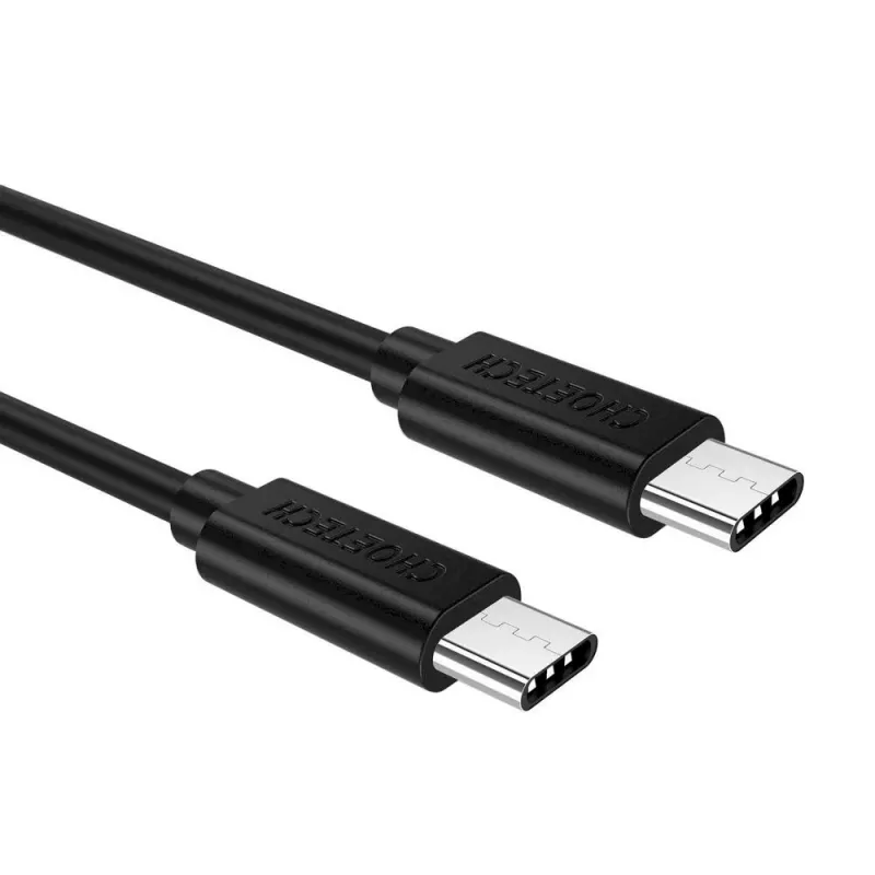 USB Type-C į Type-C laidas CHOETECH CC0004-V2, 3 m, PD 20W, juodas