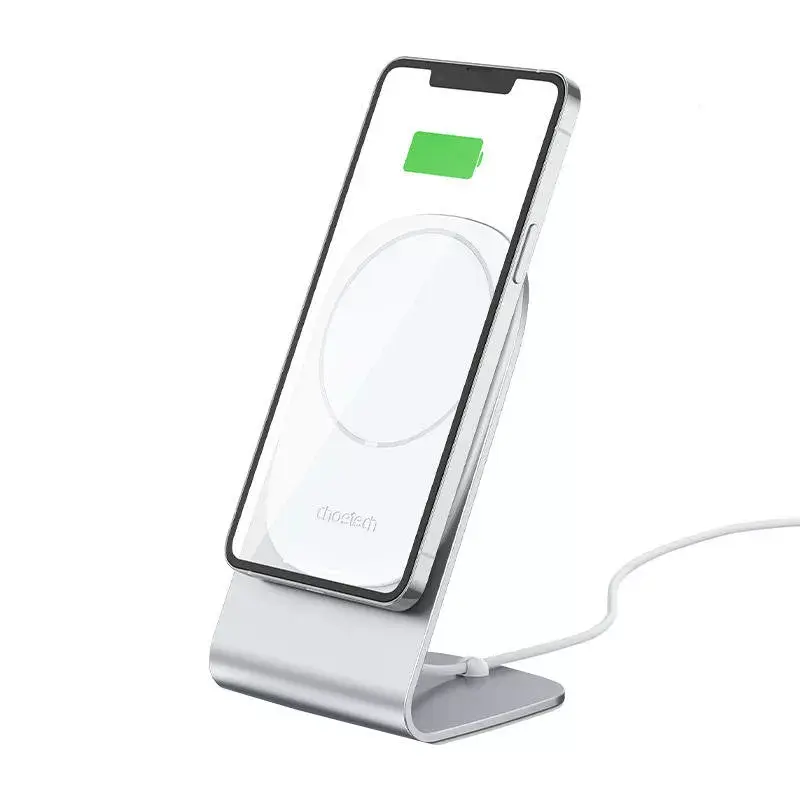 Belaidis magnetinis įkroviklis CHOETECH H047 15W, suderinamas su MagSafe, greitas įkrovimas išmaniesiems telefonams
