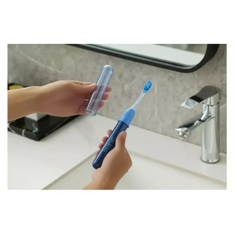 Elektrinis dantų šepetėlis OCLEAN Ease Blue – įkraunamas, vandeniui atsparus, mėlynas