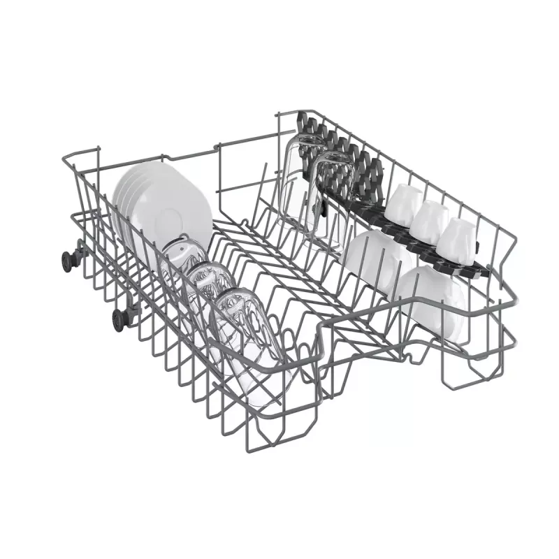 Siauras indaplovė BEKO DVS05024W — 10 komplektų, 45 cm, 49 dB, E klasė