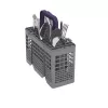 Siauras indaplovė BEKO DVS05024W — 10 komplektų, 45 cm, 49 dB, E klasė