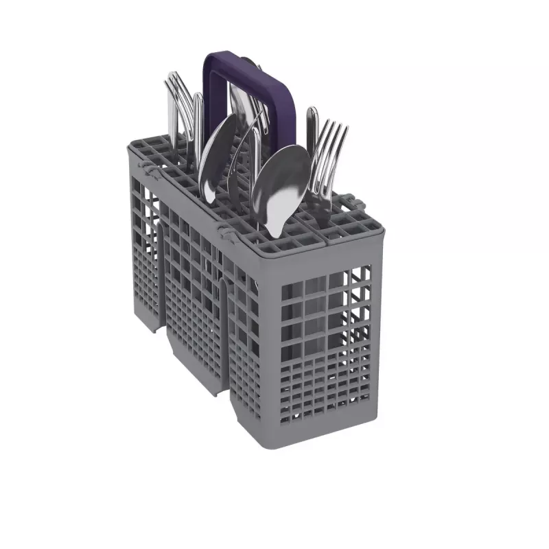 Siauras indaplovė BEKO DVS05024W — 10 komplektų, 45 cm, 49 dB, E klasė