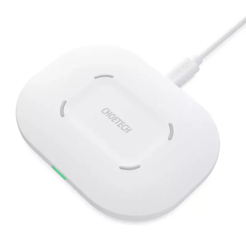 Belaidžio įkrovimo kilimėlis CHOETECH T550-F-v2 15W Baltas