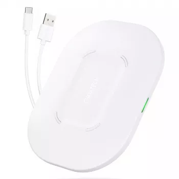 Belaidžio įkrovimo kilimėlis CHOETECH T550-F-v2 15W Baltas