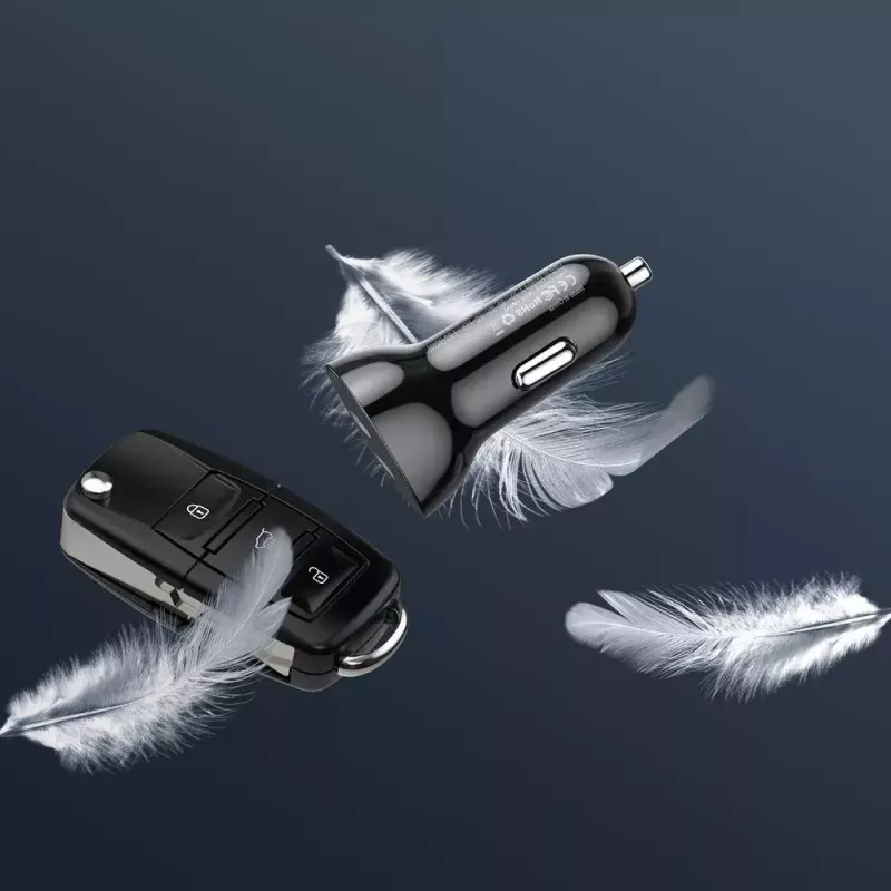 Automobilinis įkroviklis Choetech TC0008 Juodas su dviem USB-C prievadais, 40 W