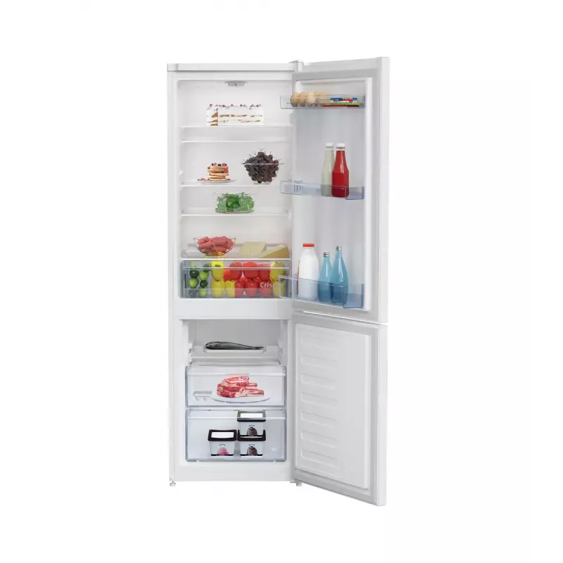 Šaldytuvas-šaldiklis BEKO RCSA270K40WN, laisvai pastatomas, 262 L (175 L šaldytuvas / 87 L šaldiklis), 1708 mm, baltas