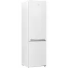 Laisvai pastatomas šaldytuvas BEKO RCSA300K40WN, 291 l (204 l šaldytuvas, 87 l šaldiklis), E klasė, reversinės durelės, LED, 181,3 cm, baltas